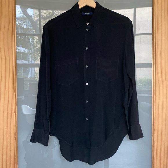 Madewell Silk Shirt - Picture 1 of 4